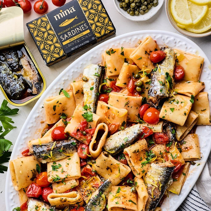 4.4 oz Sardines in Extra Virgin Olive Oil with Lemon