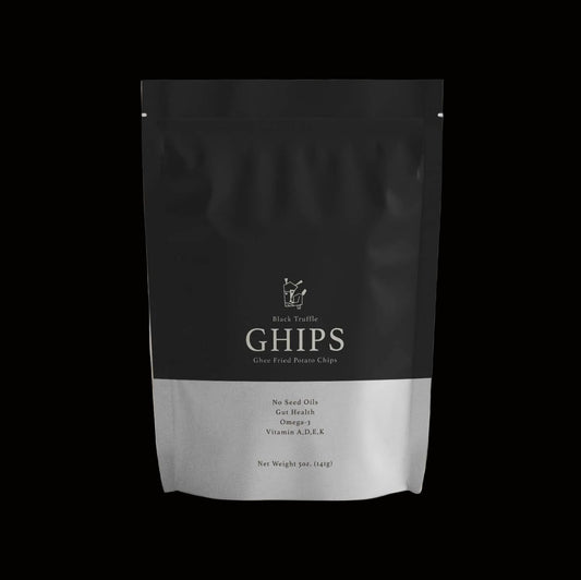 GHIPS - Ghee Potato Chips - Black Truffle