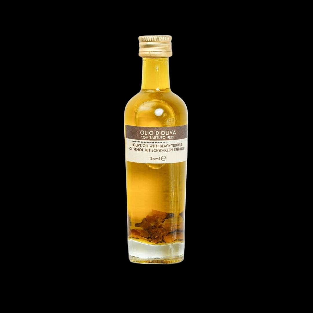 Olive Oil with Black Truffle Chunks
