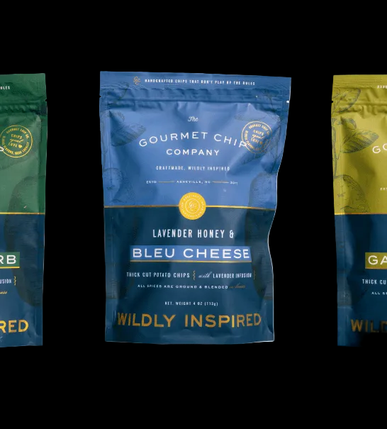 Gourmet Chip Company - Lavender Honey Blue Cheese Thick Cut Potato Chips
