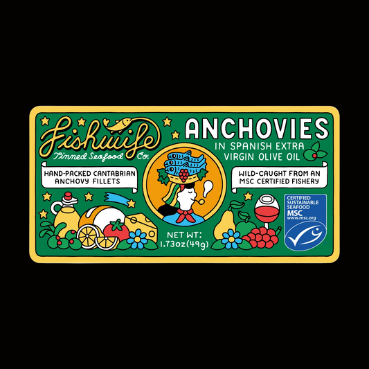Fishwife - Cantabrian Anchovies in Extra Virgin Olive Oil
