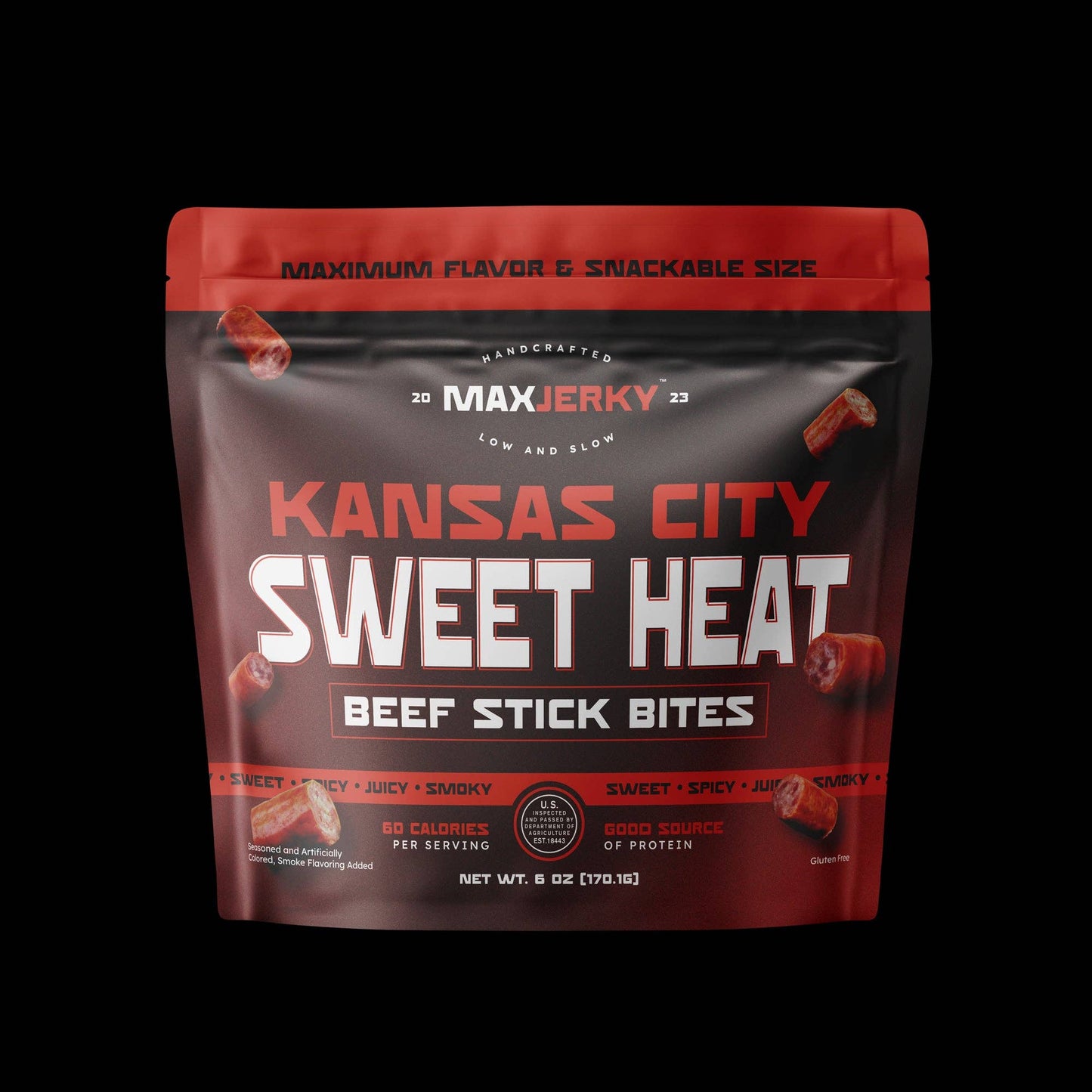 Max Jerky - Kansas City Sweet Heat Beef Bites