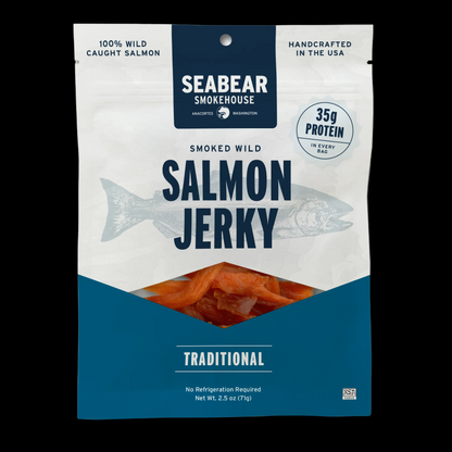 Seabear - Traditional Smoked King Salmon Jerky