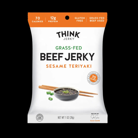 Think Jerky - Sesame Teriyaki 100% Grass-Fed Beef Jerky, 1.0oz