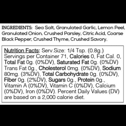 Lemon Herb Seasoning – Bright Citrus & Herb Blend