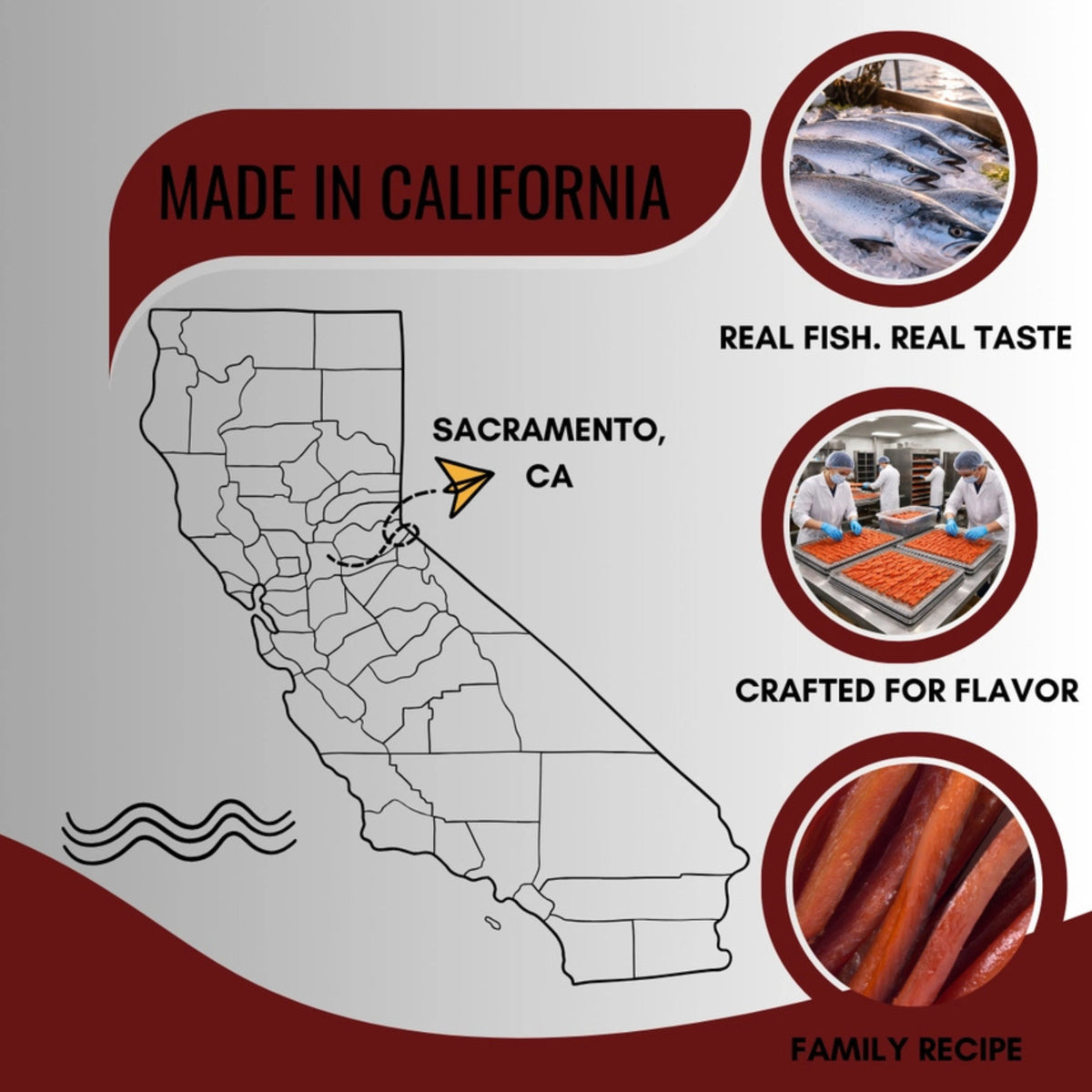 Rublev Wild Caught Barbecue Salmon Jerky 2 oz (57g)