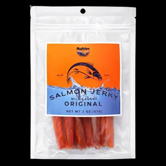 Rublev Wild Caught Salmon Jerky Original 2 oz (57g)