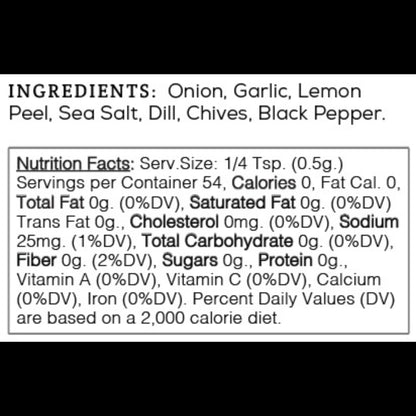 Fish & Seafood Seasoning – Fresh Citrus & Herb Blend