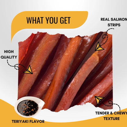 Rublev Wild Caught Salmon Jerky Teriyaki 2 oz (57g)