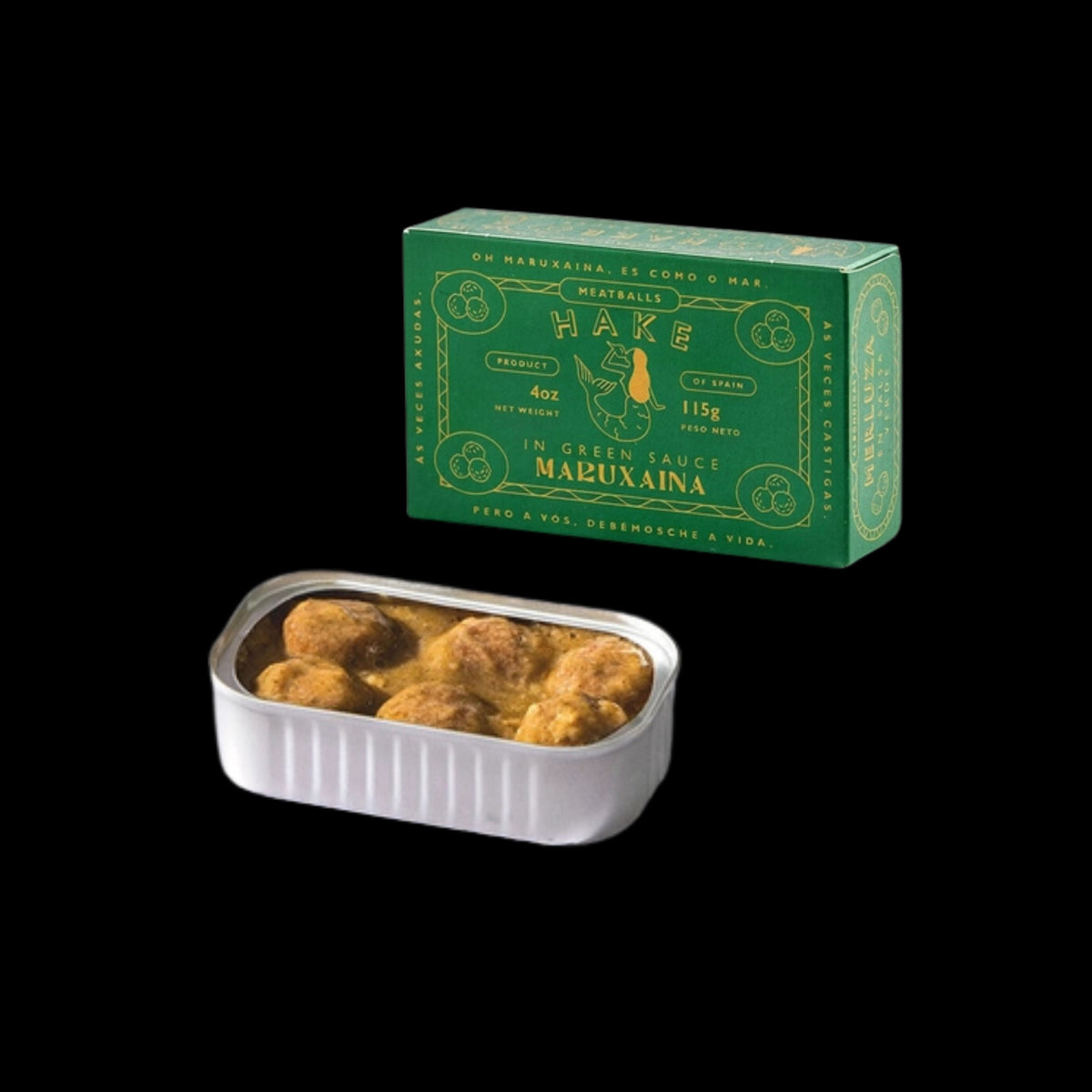 Maruxaina. Hake Meatballs in Green Sauce.